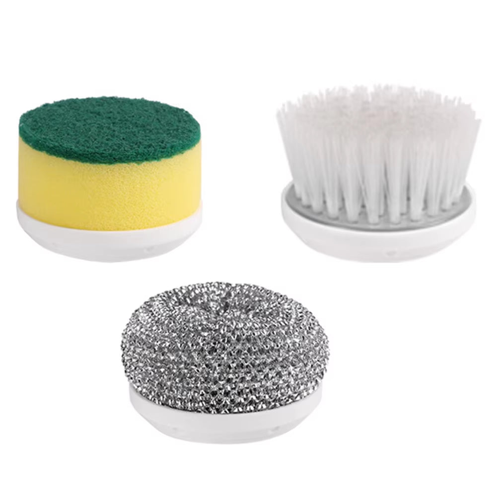 Electric Spin Scrubber with 5/3 Replaceable Brush Head USB Car Home Electric Rotary Scrubber Cordless Handheld Cleaning Brush